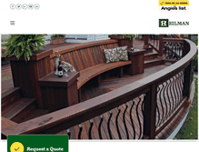 Tablet Screenshot of heilmandeckandfence.com